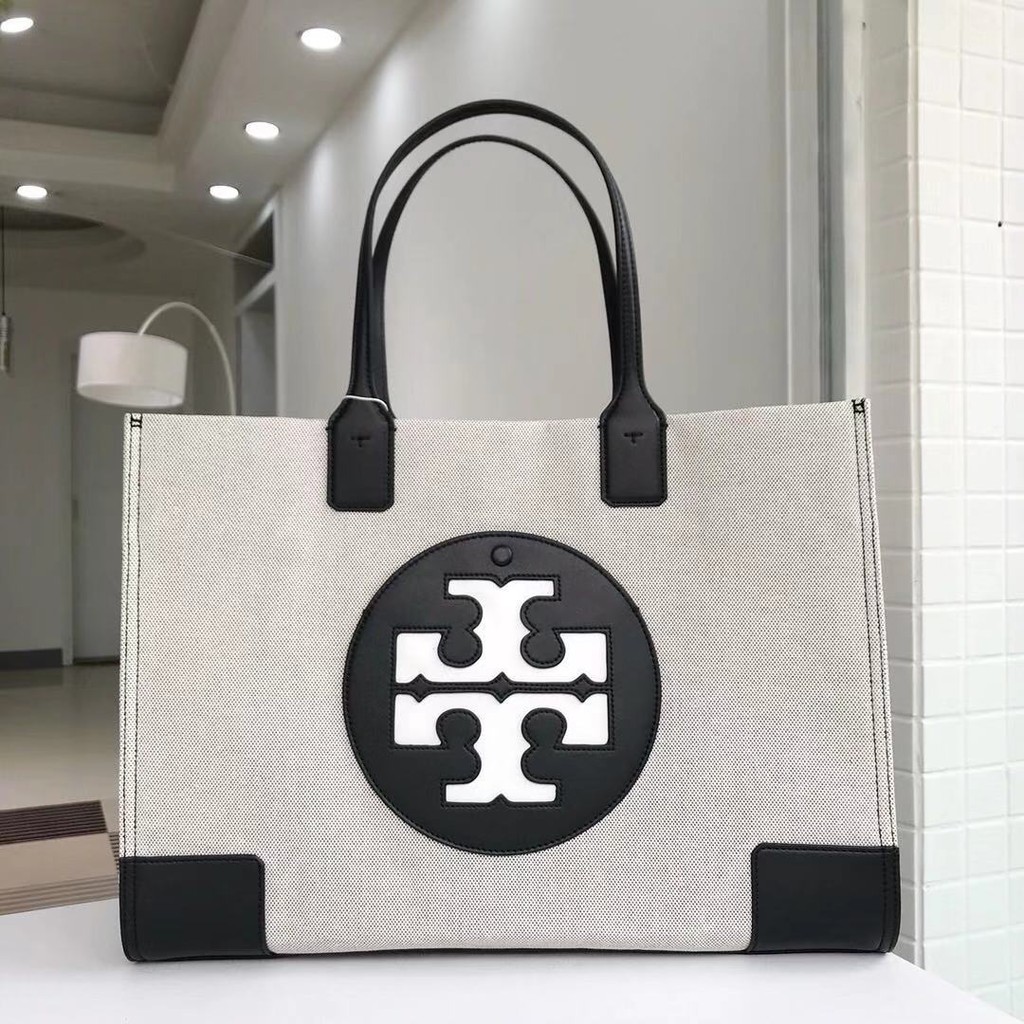 Total 72+ imagen tory burch large canvas tote Thptnganamst.edu.vn