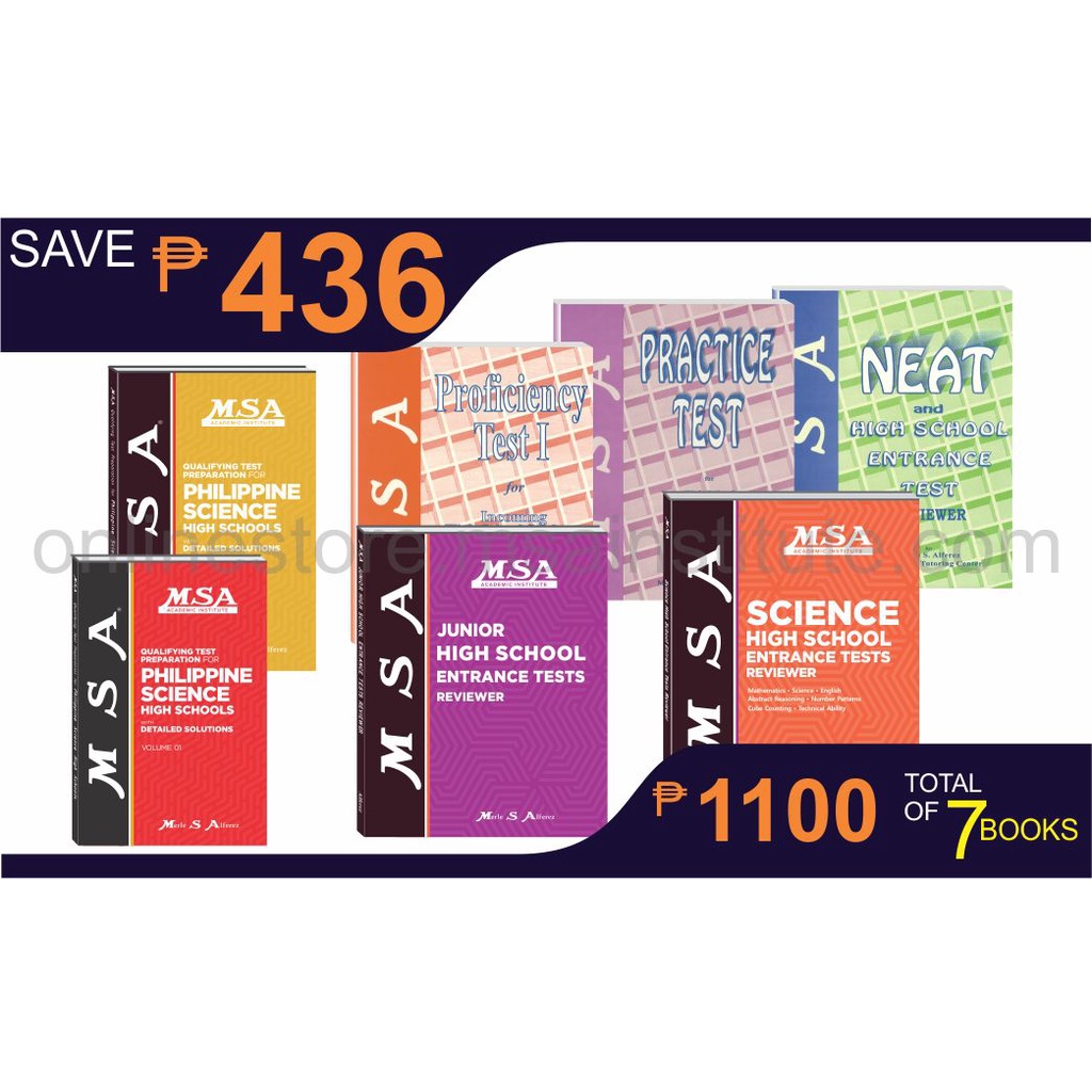 Download MSA Philippine Science High School Entrance Test Reviewer (7