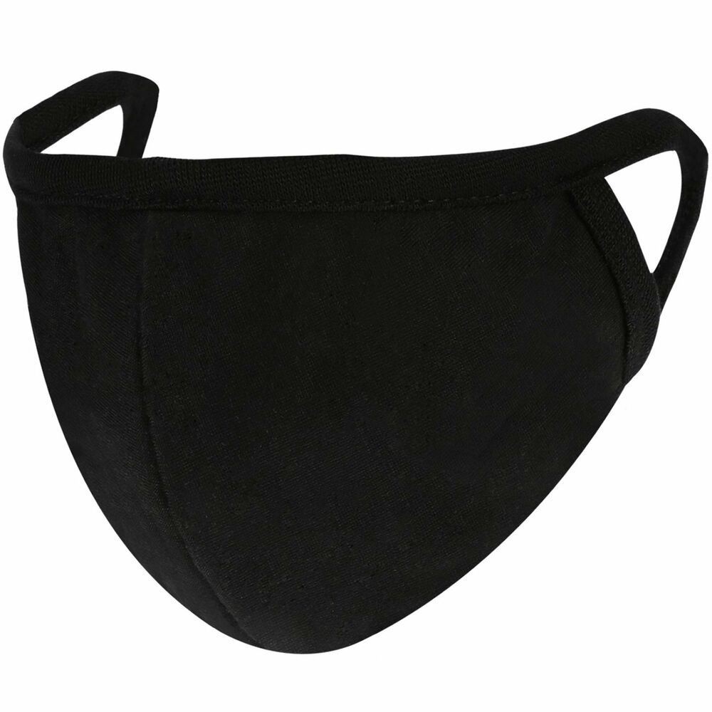 Plain Black face mouth mask Face mask Unisex Black Face Mask Washable