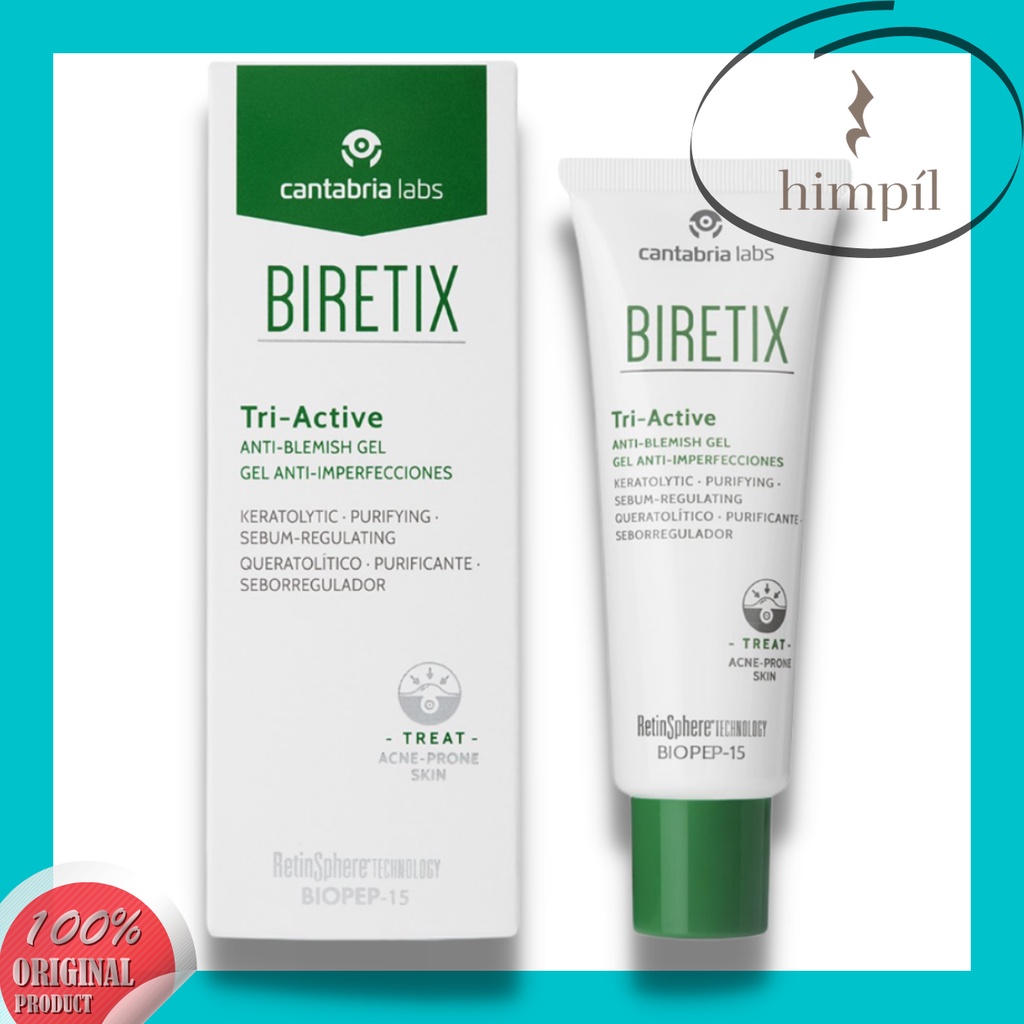 BIRETIX Tri Active Gel Acne Pimple Blemish Spot Treatment (Expiry 12/
