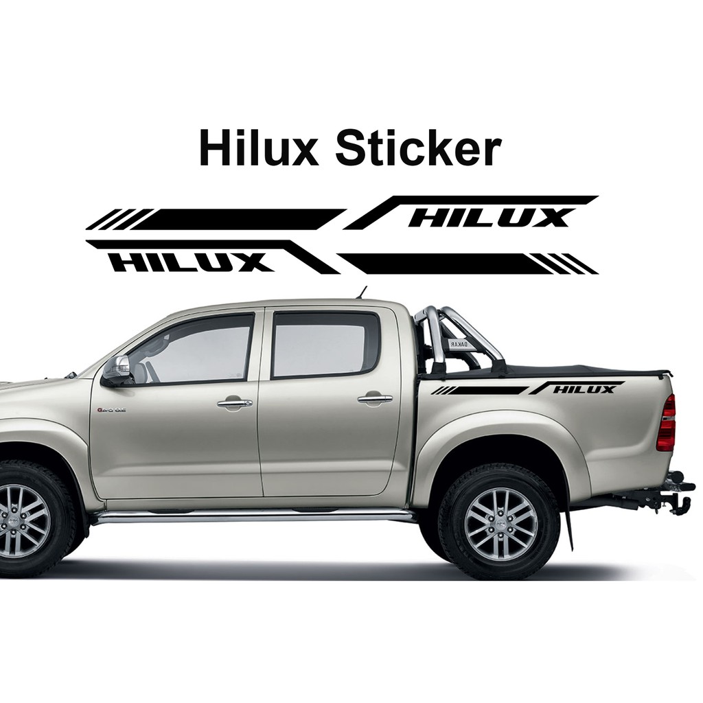 Toyota Hilux Body Sticker 2 pcs Shopee Philippines