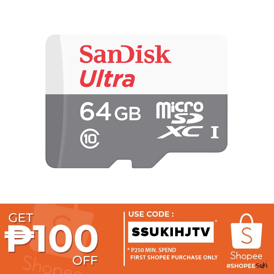Sandisk Ultra 64gb Microsdxc Uhs I Card Sdsquns 064g Gn3mn