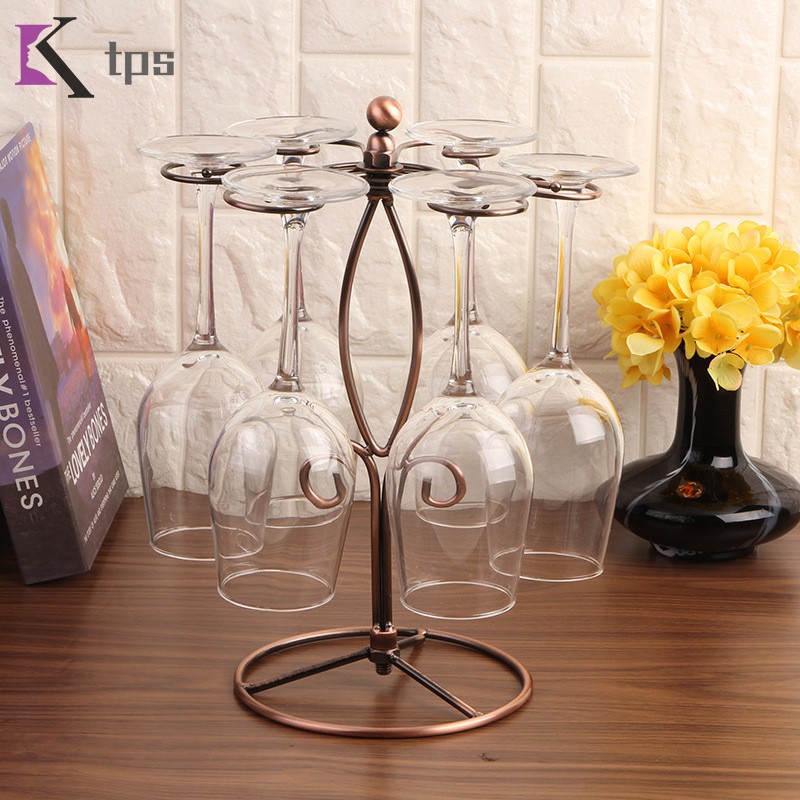 Wine Glass Rack Countertop Wine Glass Holder Elegant Freestanding Stemware Storage Rack Wine
