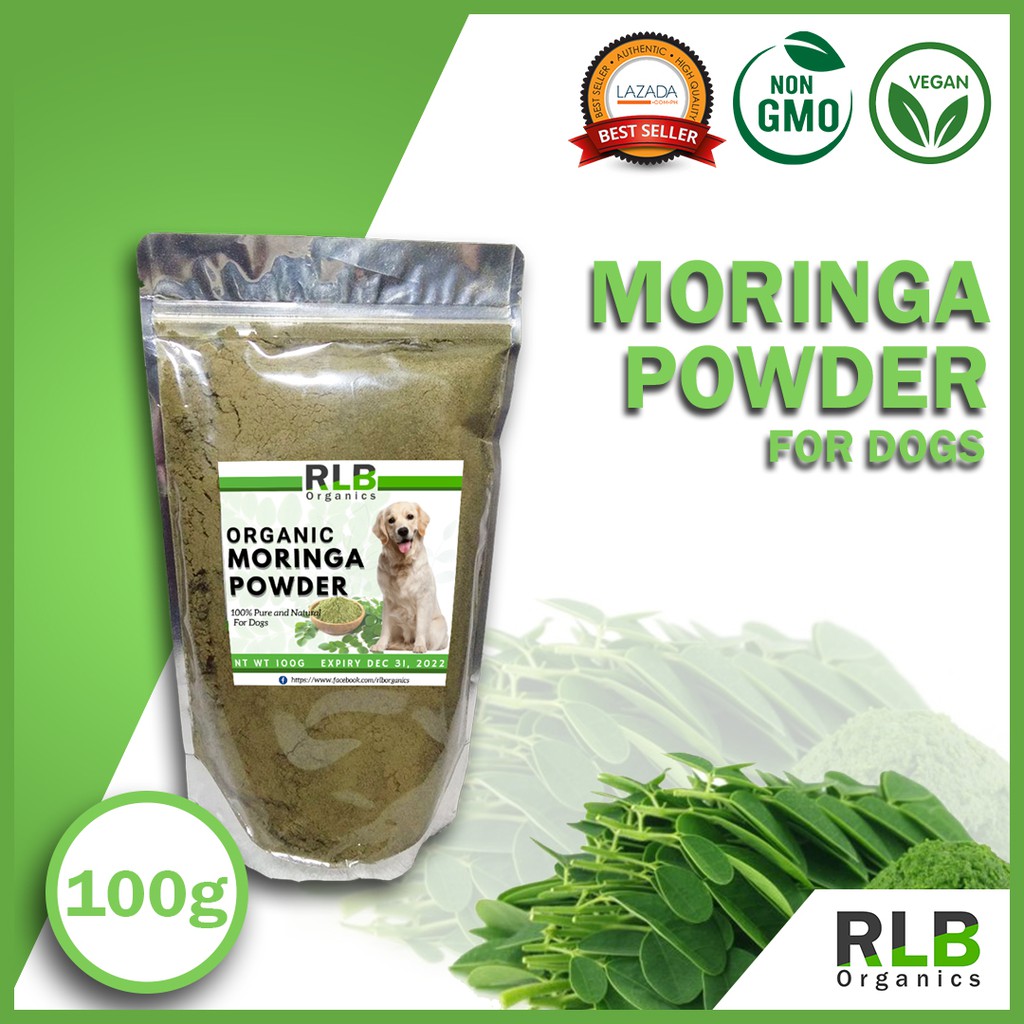 100 grams Pure Moringa Powder for Dogs Boost Dog’s Immune System