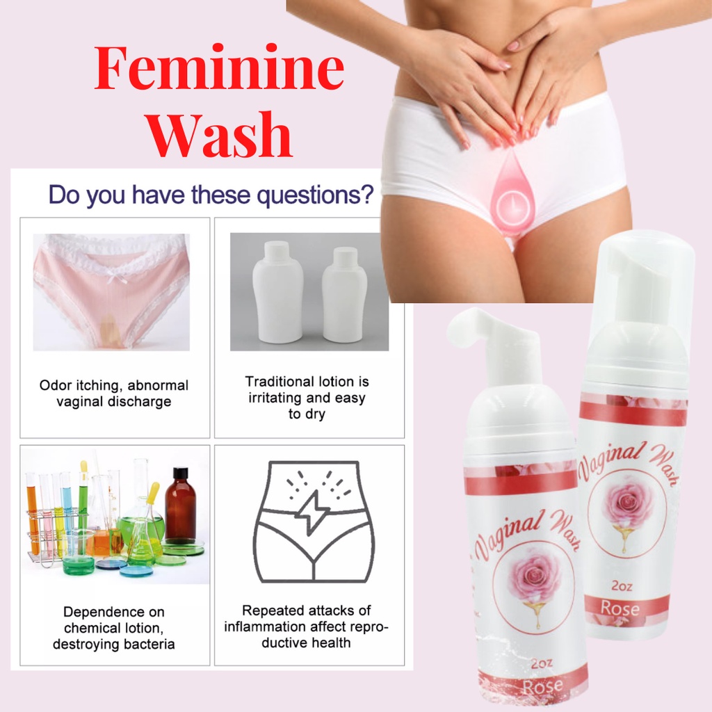 Natural Plant Extract Women's Care Vaginal Cleaning Yoni Feminine Wash Foam Feminine wash anti