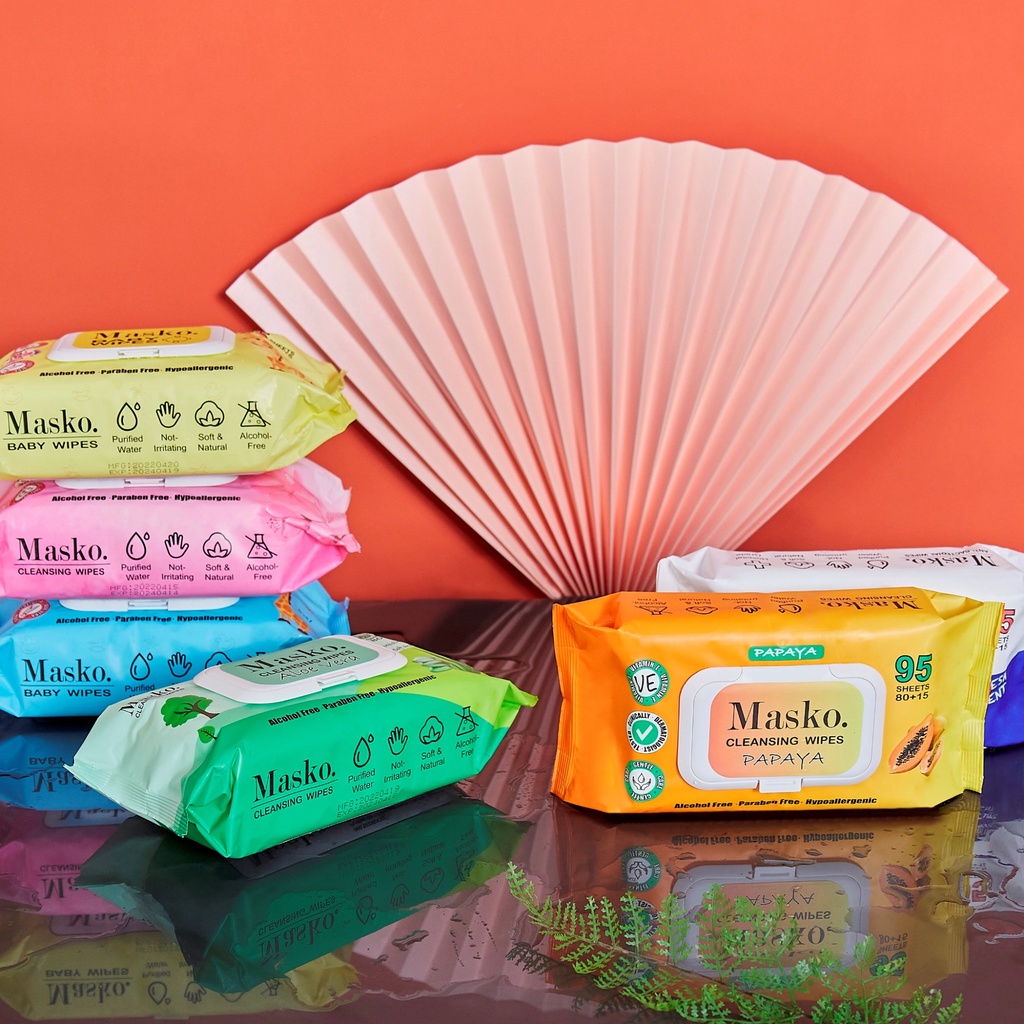 Fruit Scent Cleansing Wipe Collection wet wipes alcohol free 95 sheets