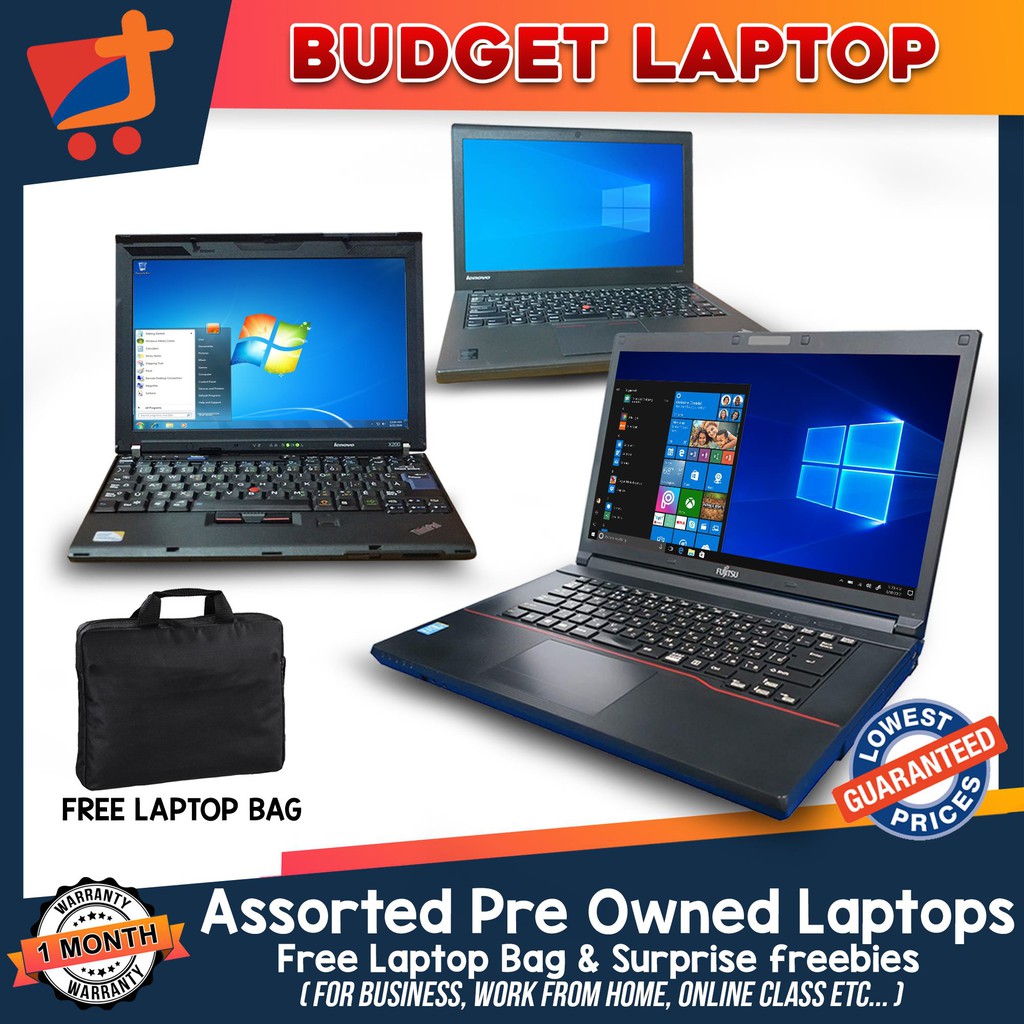 2021ASSORTED Preowned / Used / Second hand Laptop Second hand
