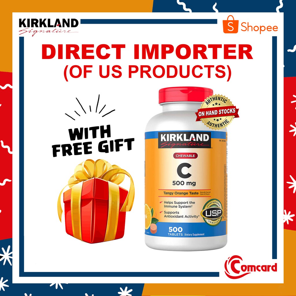 ☑️ Comcard Mall Kirkland Signature Chewable Vitamin C Costco USA
