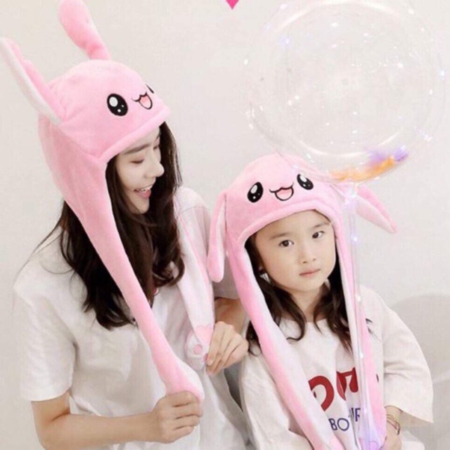 HCH Airbag Cap Move Ear Hat Bunny Hat Plush Toy Shopee Philippines
