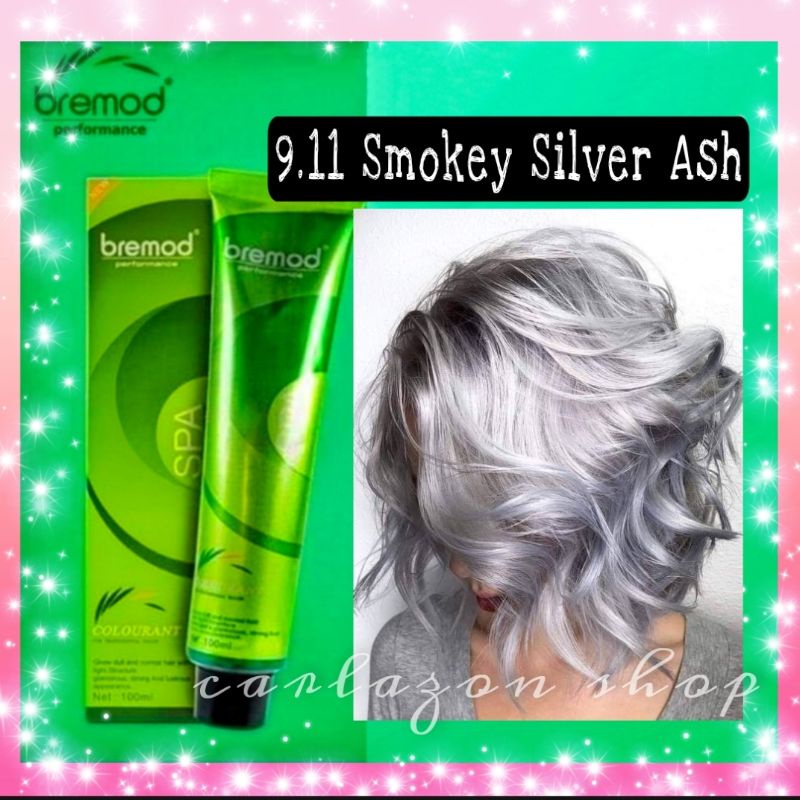 Smokey Silver Ash Bremod Hair Color 9.11 Smokey Silver Ash Hair Color