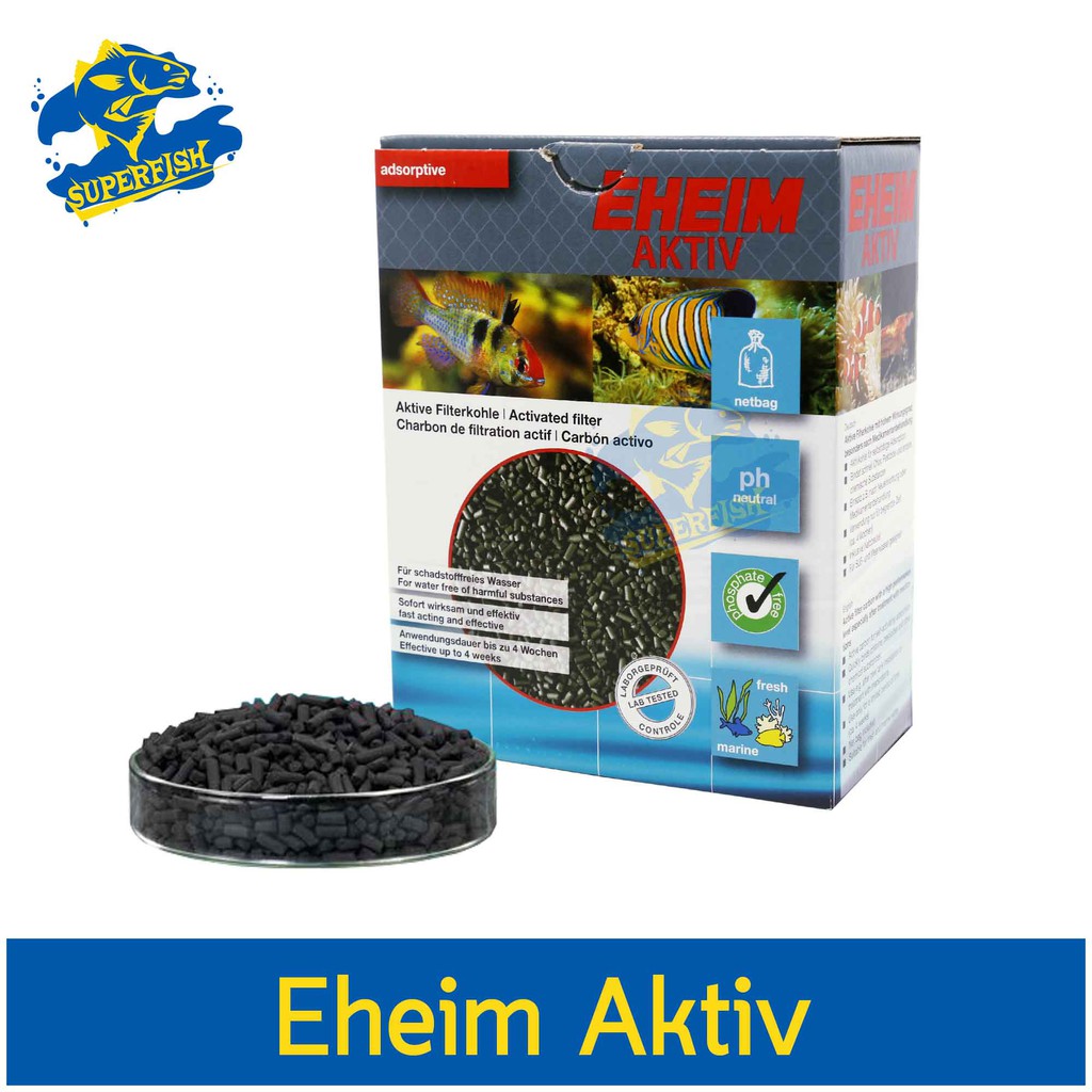 Eheim Aktiv carbon activated charcoal Filters bacteria, chemicals