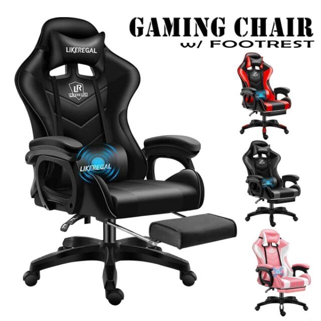 COD HIEND GAMING CHAIR WITH FOOTREST / OFFICE CHAIR
