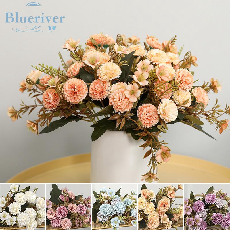 New Home Fake Flowers Silk Flower Banquet Party Decor 30cm 5 colors