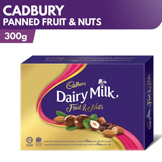 Cadbury Dairy Milk Panned Fruit & Nuts 300g Shopee Philippines