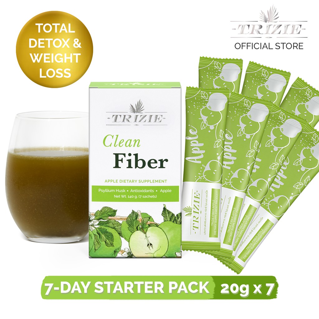 TRIZIE Clean Fiber 7 Day Detox Fiber Supplement Shopee Philippines