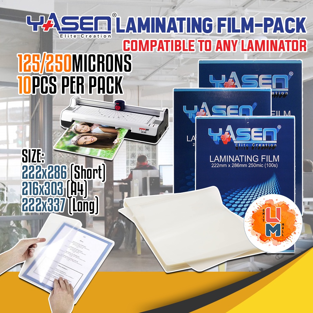 10pc 125250Mic A4 Short Long Photo Documents Plastic Film Protector