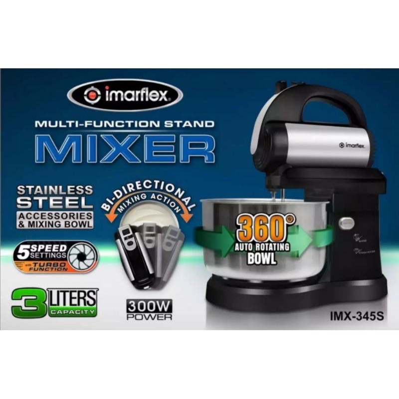 Imarflex Multi Function Stand Mixer IMX345S Shopee Philippines