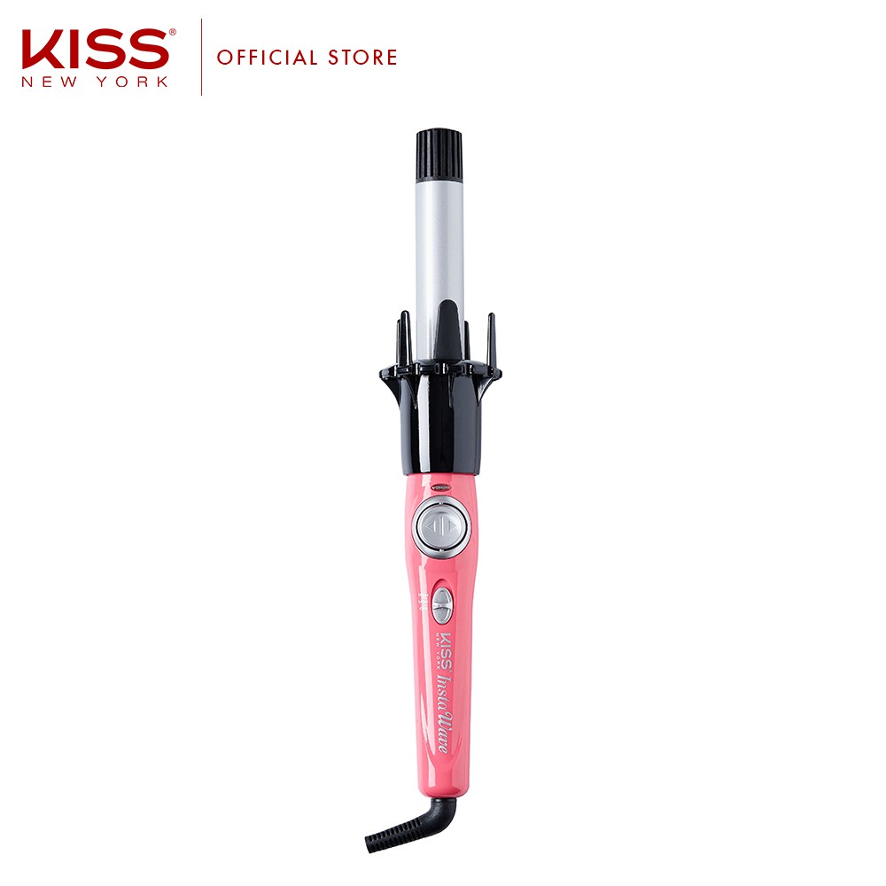 Kiss New York Instawave Hair Curling Iron Pink(Auto Curler) Shopee