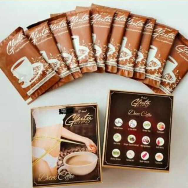 Gluta Lipo Coffee (new packaging) 10 sachets Shopee Philippines