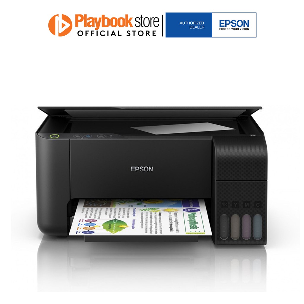 Epson EcoTank L3110 3in1 Colored Ink Tank Inkjet Printer Shopee