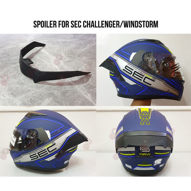 Spoiler for SEC Challenger/Windstorm Helmets Shopee Philippines