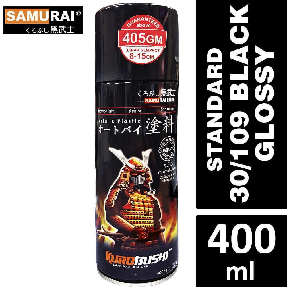 SAMURAI PAINT 30/109 GLOSSY BLACK 400ML Shopee Philippines