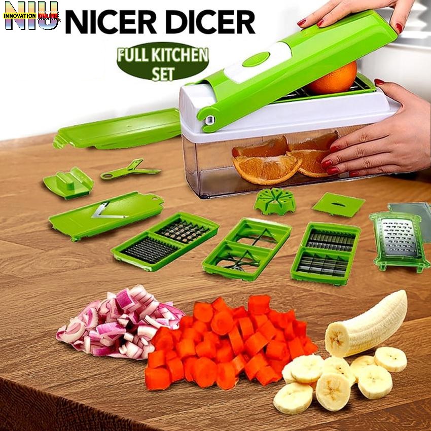 Nicer Dicer Plus Multifunction Vegetable Fruit Peeler Slicer Cutter
