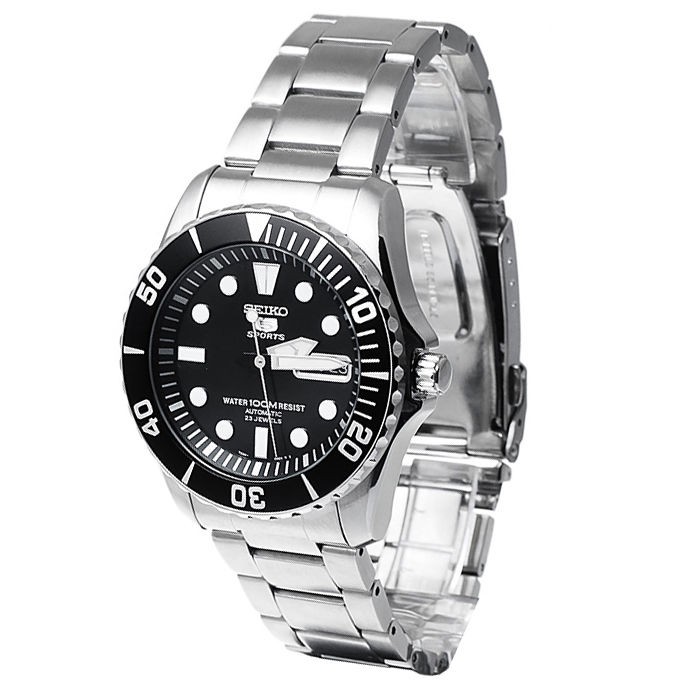 Seiko 5 Sports Black Sea Urchin Men's Watch SNZF17K1