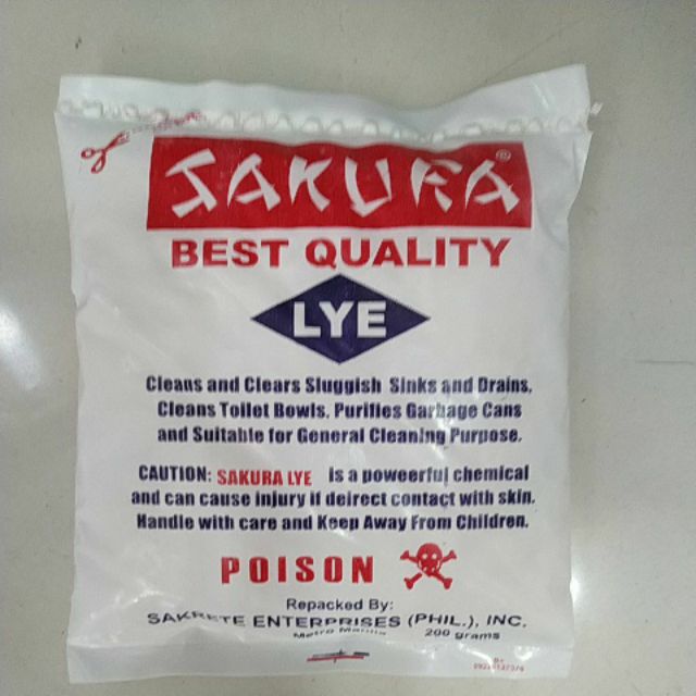 Sakura LYE 200G (alternative to liquid sosa for clog) Shopee Philippines