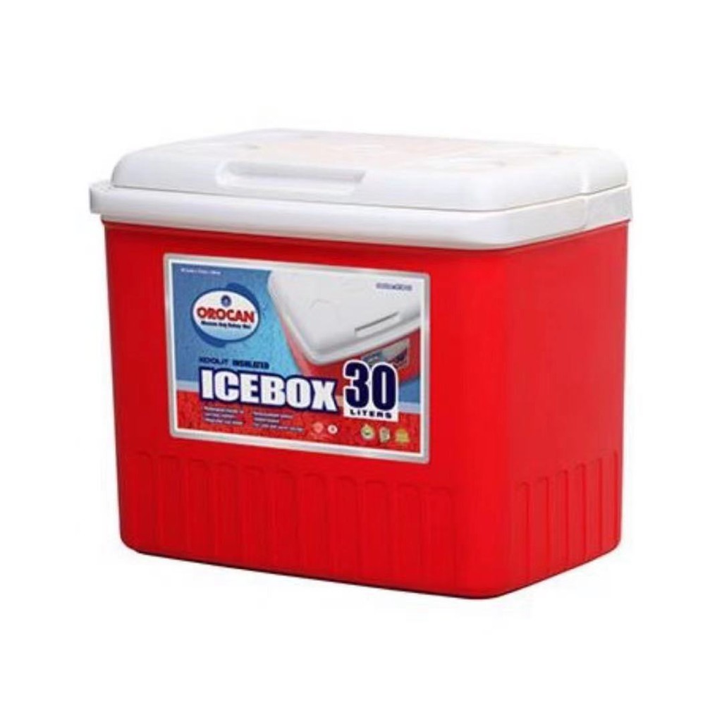 Orocan Ice box IceBox Cooler Chest Insulated 30L w/free ice scoop Portable foaming cold storage