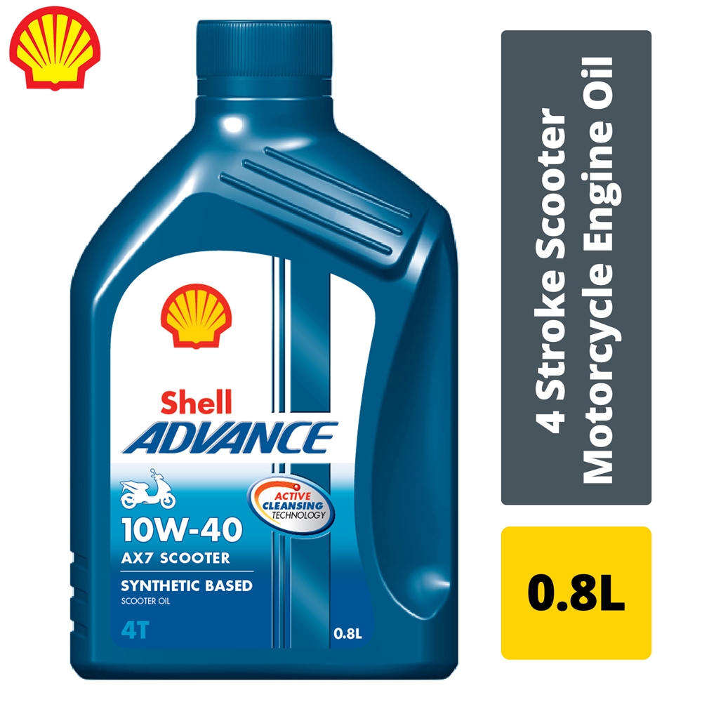 Shell Advance 4T AX7 Scooter 10W40 0.8Liter Shopee Philippines
