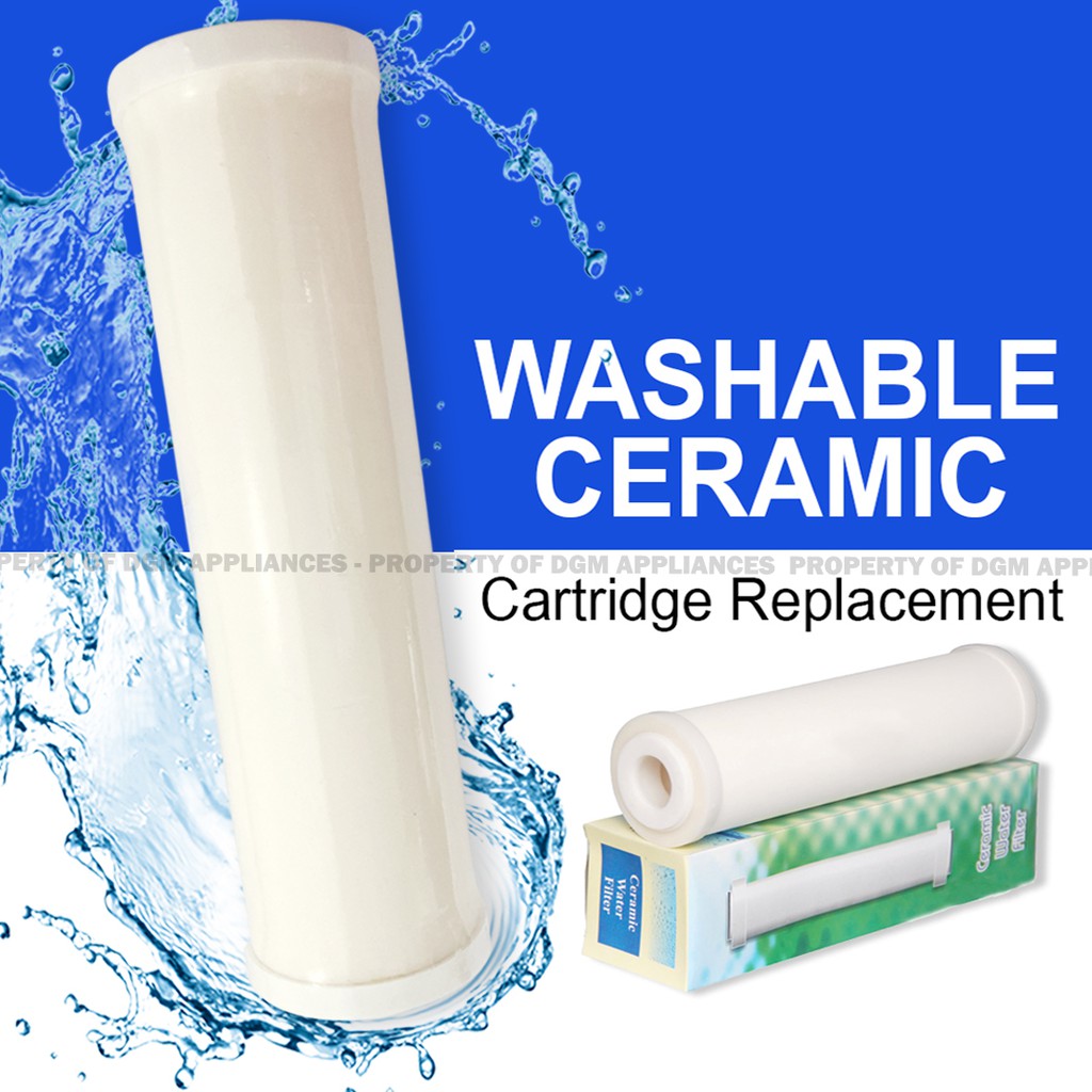 10 Inches Washable Ceramic Water Filter Cartridge Replacement Shopee