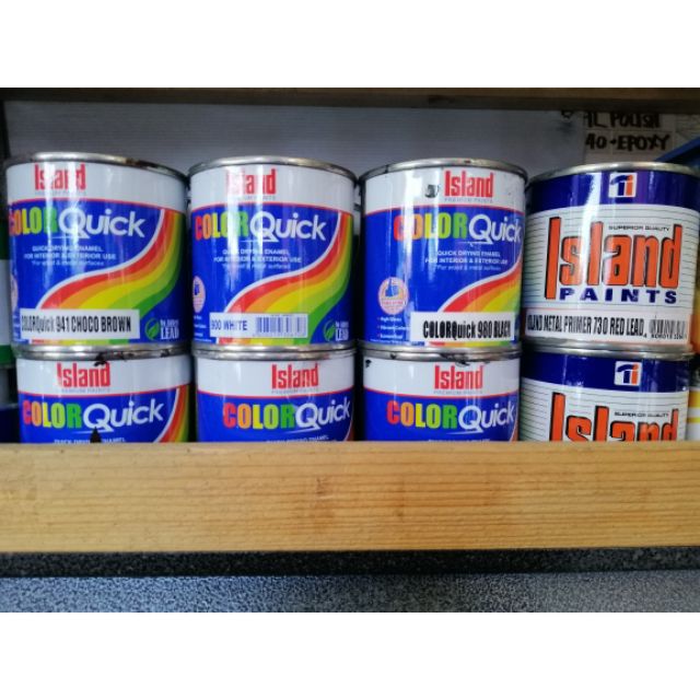 Island Paints QDE & Red Lead 1/4 liter Shopee Philippines