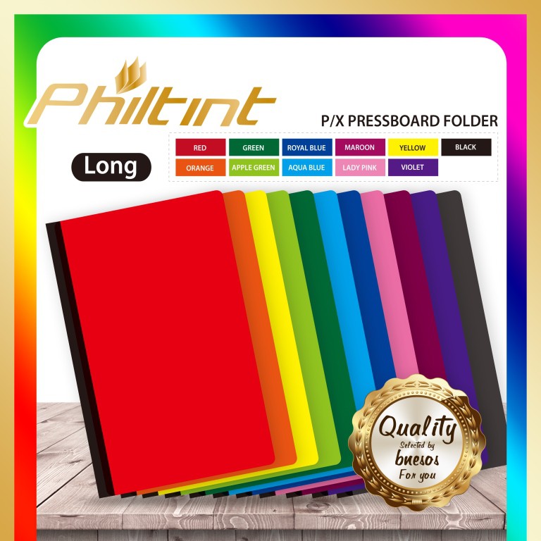 bnesos Stationary Supplies Paper Pressboard Folder Long Expanding