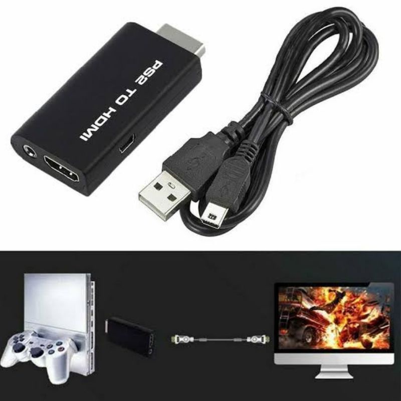 PS2 TO HDMI PLAYSTATION 2 to HDMI ADAPTER/CONVERTER Shopee Philippines