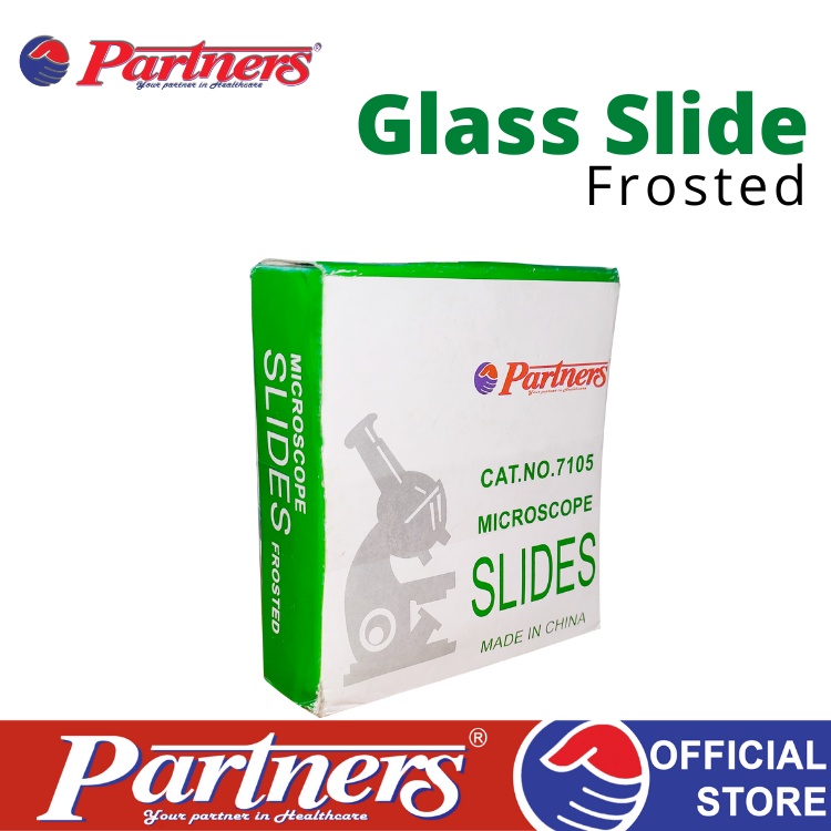 PARTNERS MICROSCOPE GLASS SLIDES (72's) Shopee Philippines