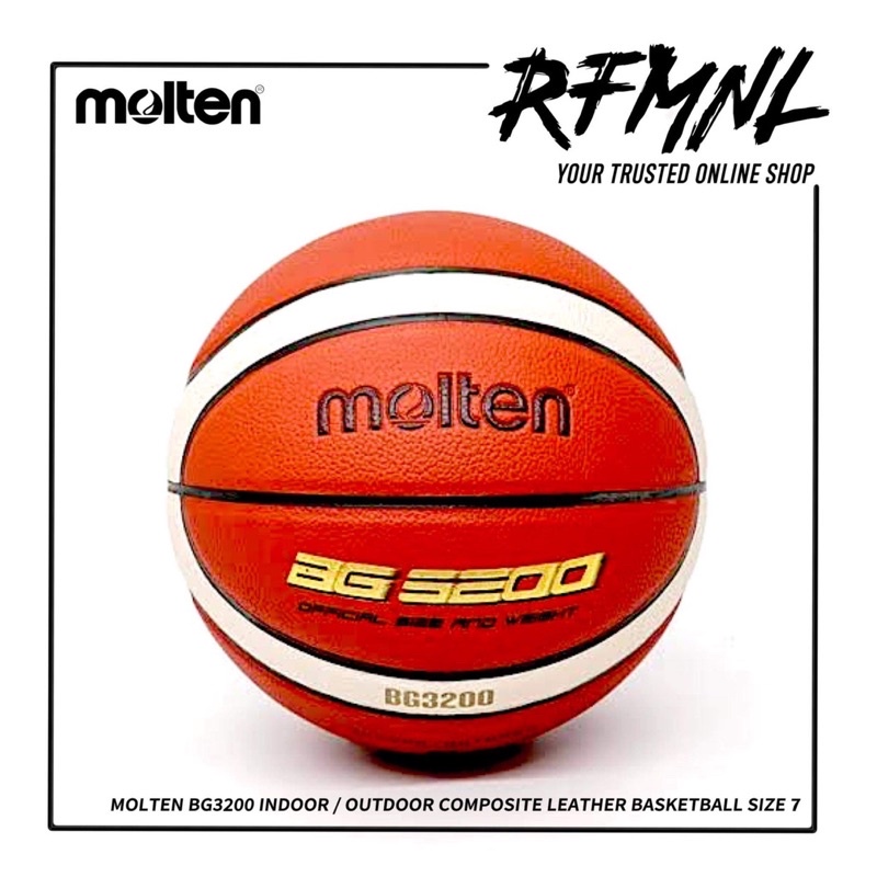 Molten BG3200 Indoor / Outdoor Composite Leather Basketball (Authentic) Size 7 Shopee Philippines