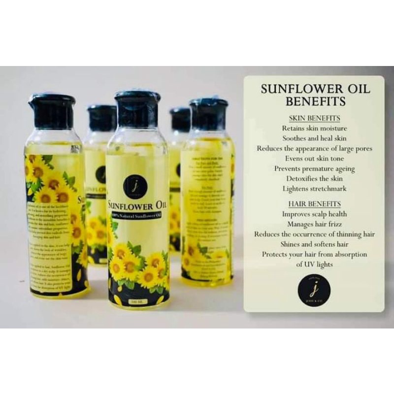 Sunflower Oil 100mL (for hair & skin) Shopee Philippines