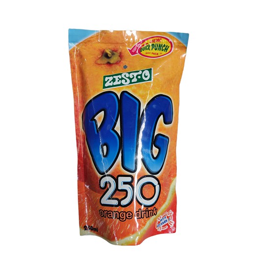 Zesto Big 250 Juice Orange 250ml Shopee Philippines