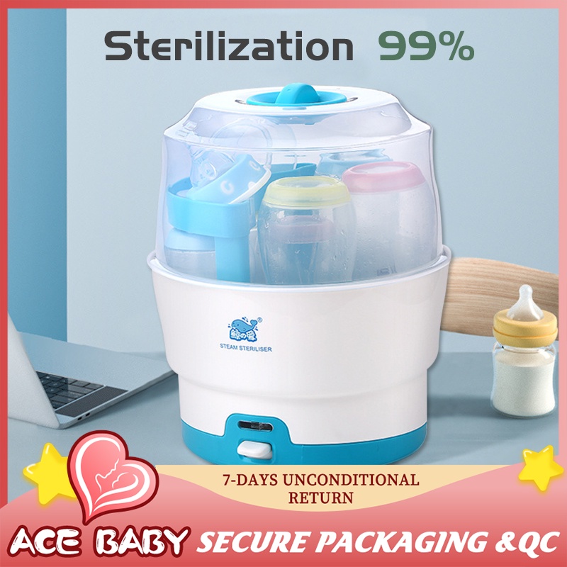 Sterilizer Electric Steam Bottle 8 Minutes Autosterilizing Baby Bottle