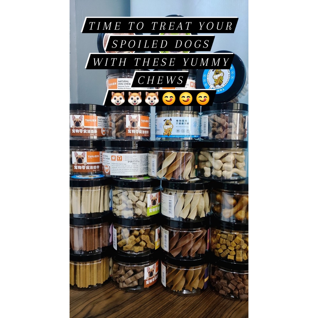 Dog Treats and Dental Chew Choose Any 14 jars (Wholesale) Shopee