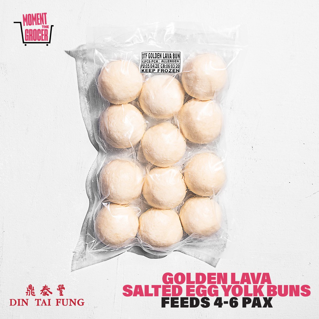 Din Tai Fung PH Golden Lava Salted Egg Yolk Buns Shopee Philippines