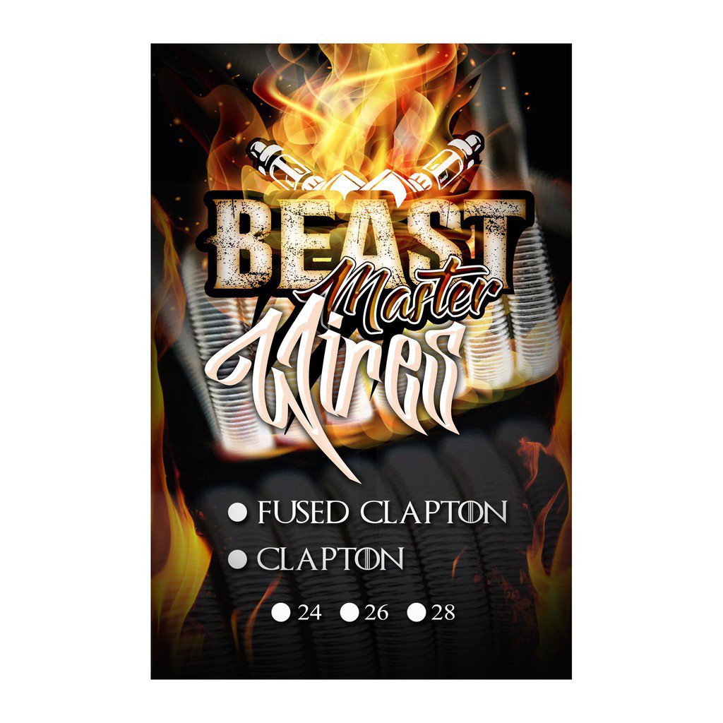 NYL6 (1 Meter)Beast master Wire Nichrome N90 Wire Coil Vape(Clapton