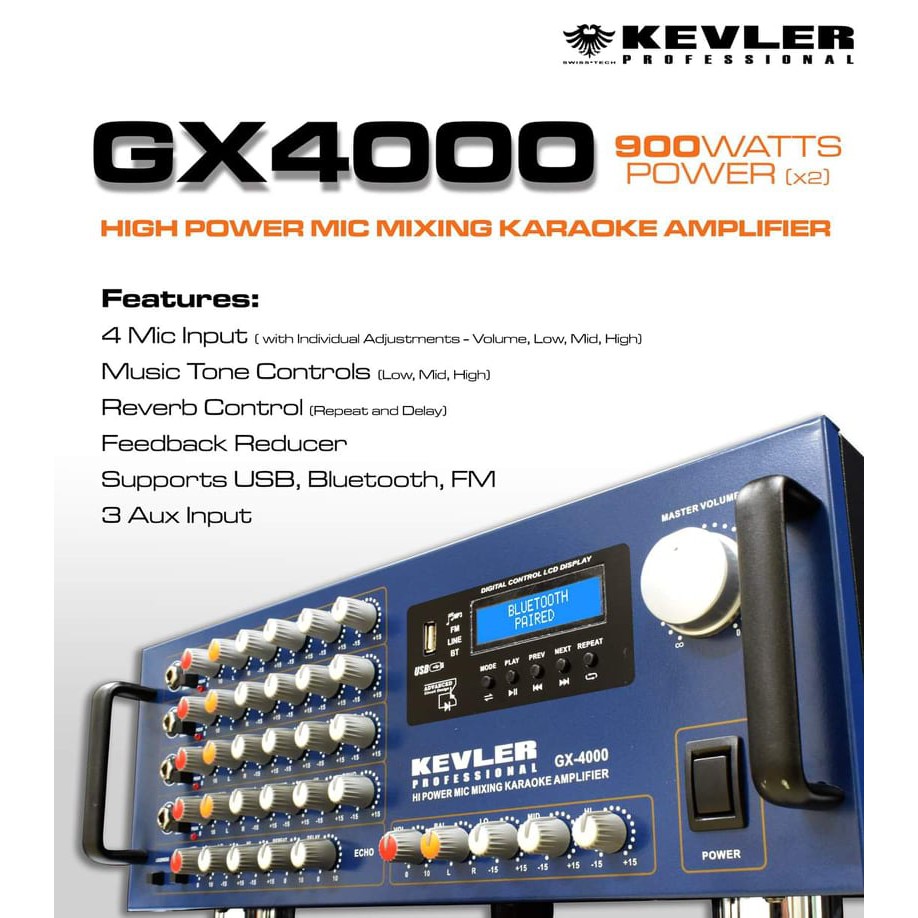 Kevler GX4000 Amplifier 900W Shopee Philippines