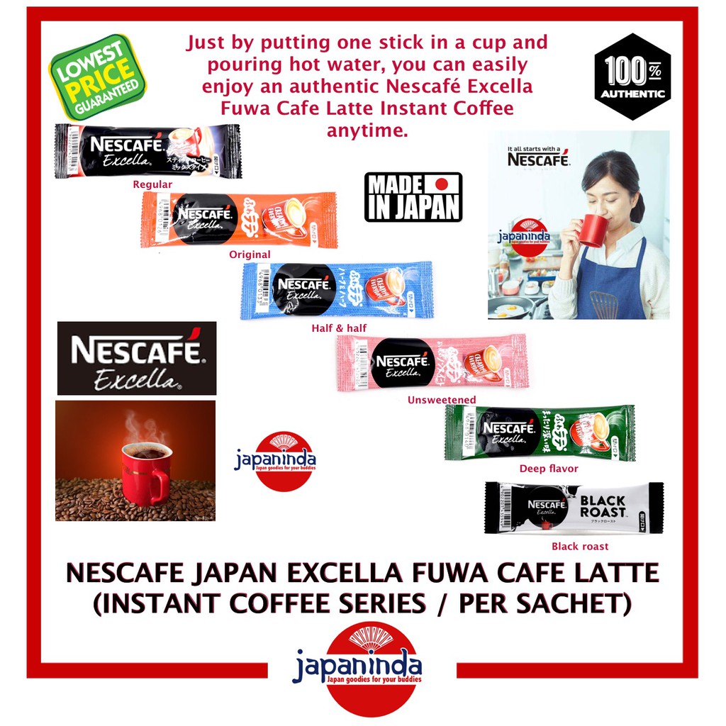 Nescafe japan excella fuwacafe latte made in japan BeeCost
