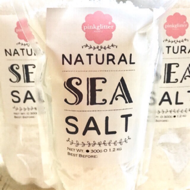 Natural Sea Salt (FoodGrade, NonIodized, Mixed Coarse/Fine) Shopee