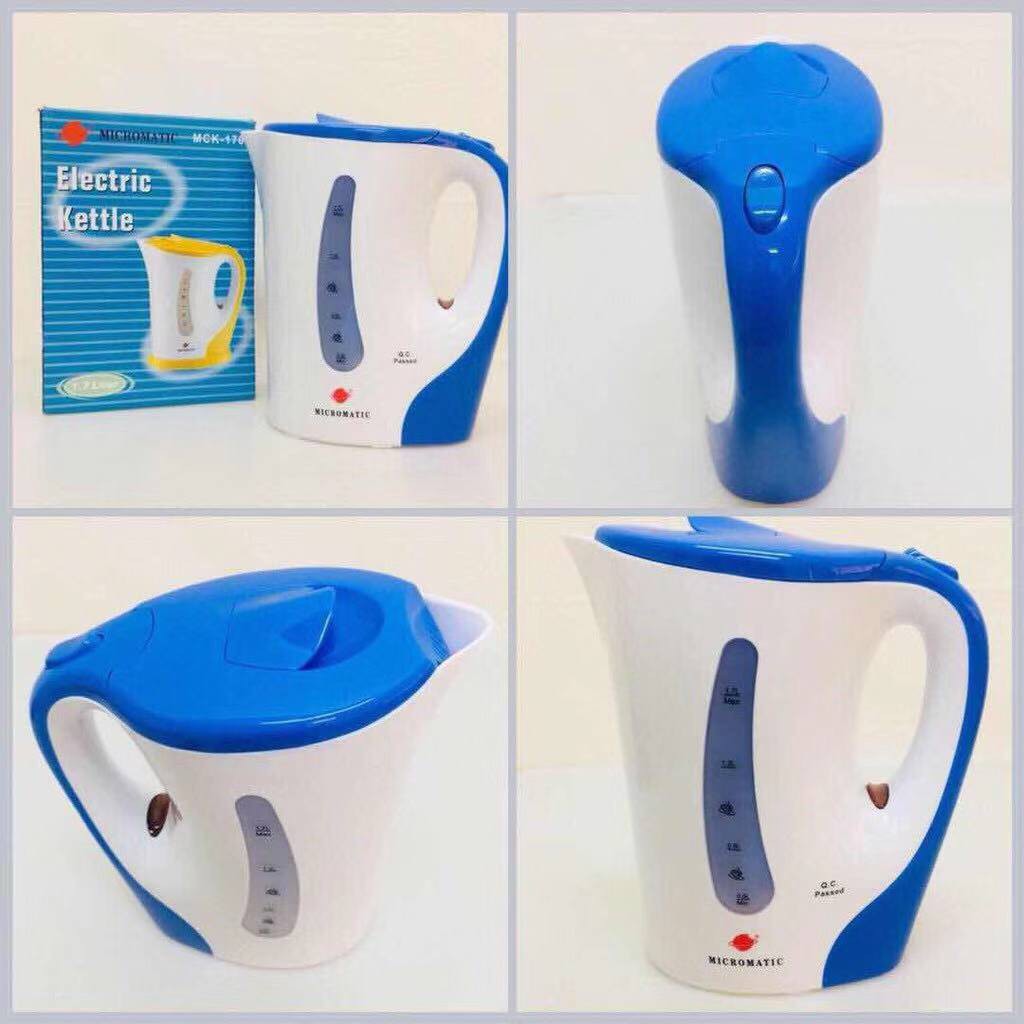 Micromatic MCK1700 Electric Kettle / water heater 1.5L (assorted color