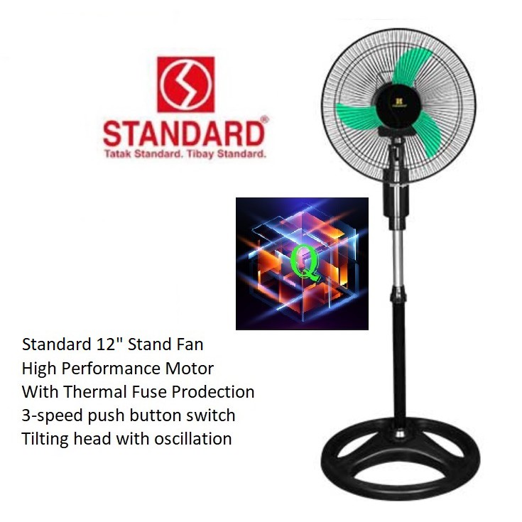 Standard Stand Fan 12" Shopee Philippines
