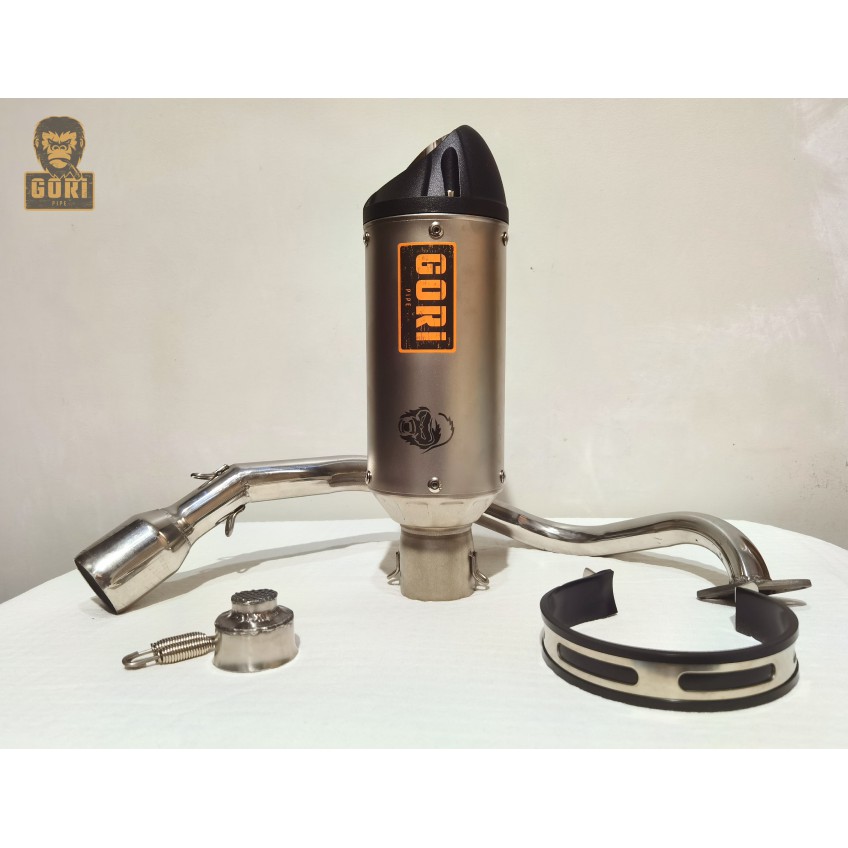 Gori Pipe (Classic) Full Exhaust System (Honda Click v2 125cc / 150cc