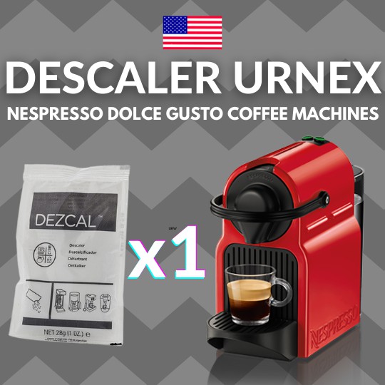 1 X DESCALER FOR NESPRESSO DOLCE GUSTO COFFEE MACHINE BY URNEX ESPRESSO